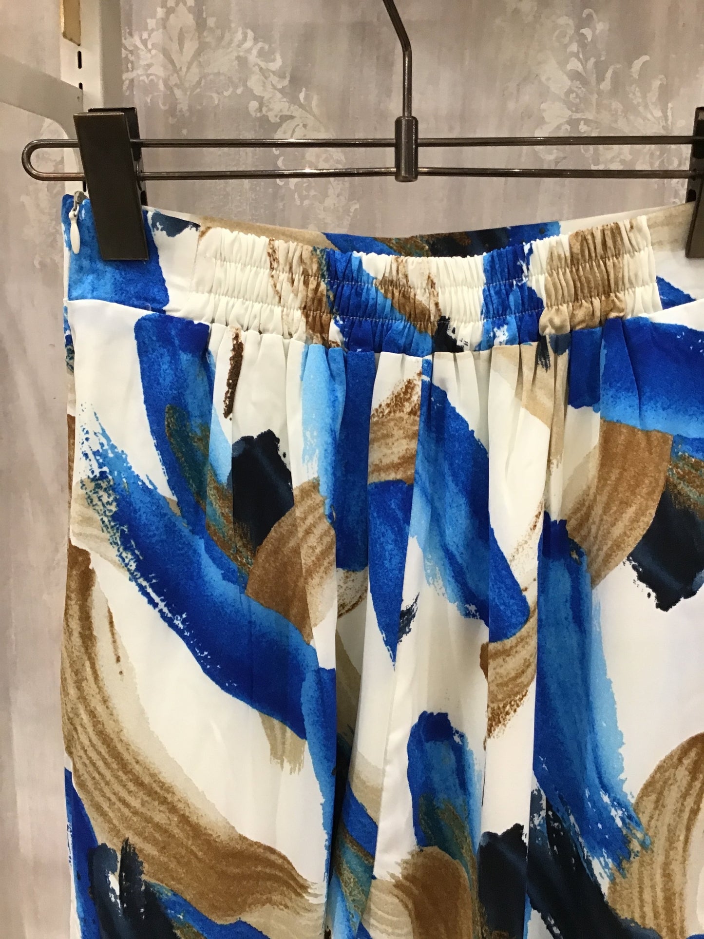 ◎vingtrois ニュアンス柄フレアパンツ