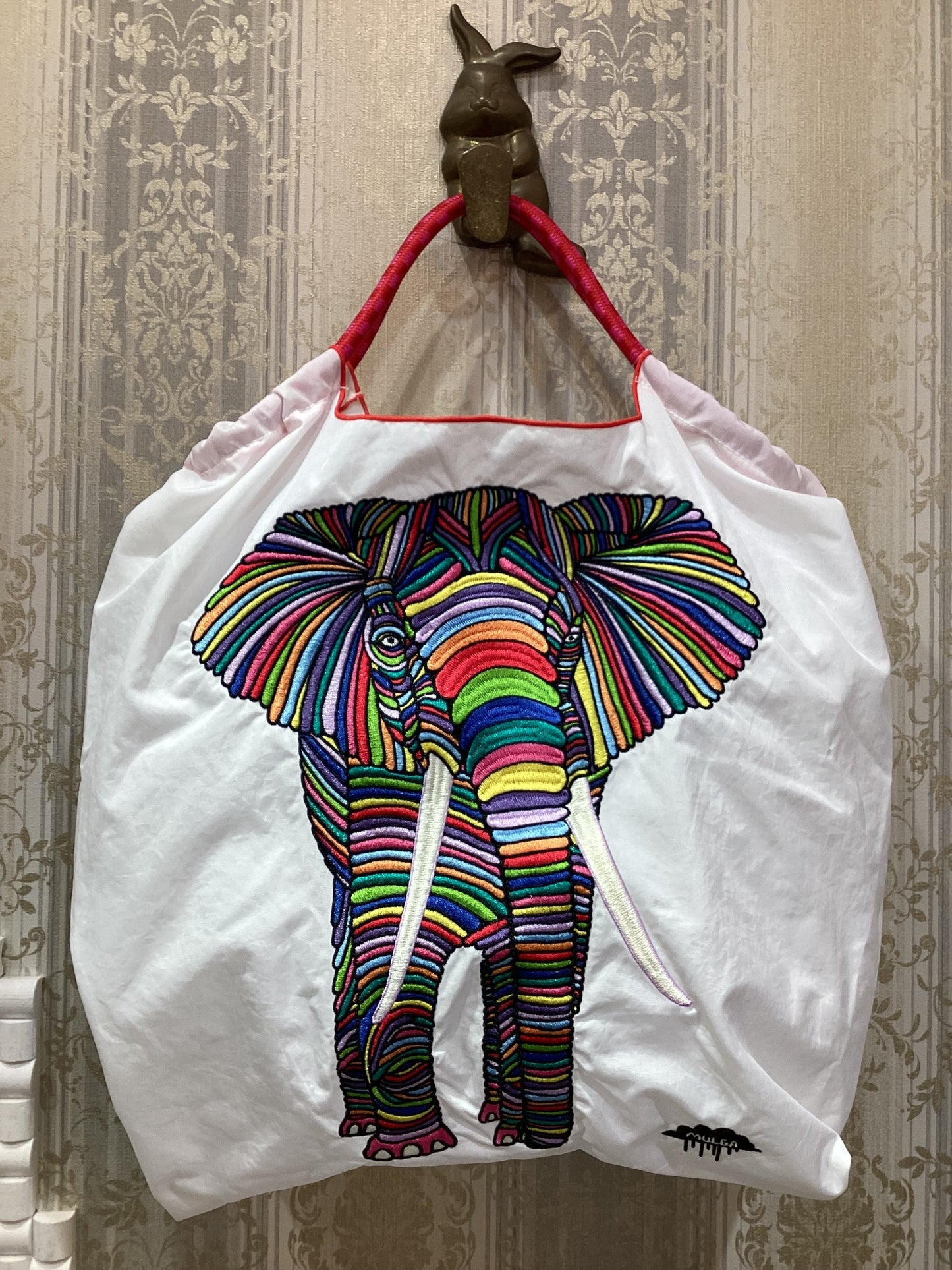 ◯ball&chain エコバッグ M.ELEPHANT(Mサイズ)