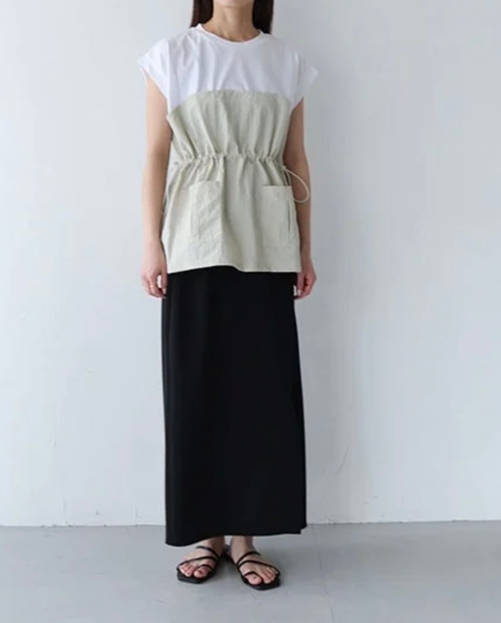 ☆【6月21日追加】異素材ドッキングTシャツ