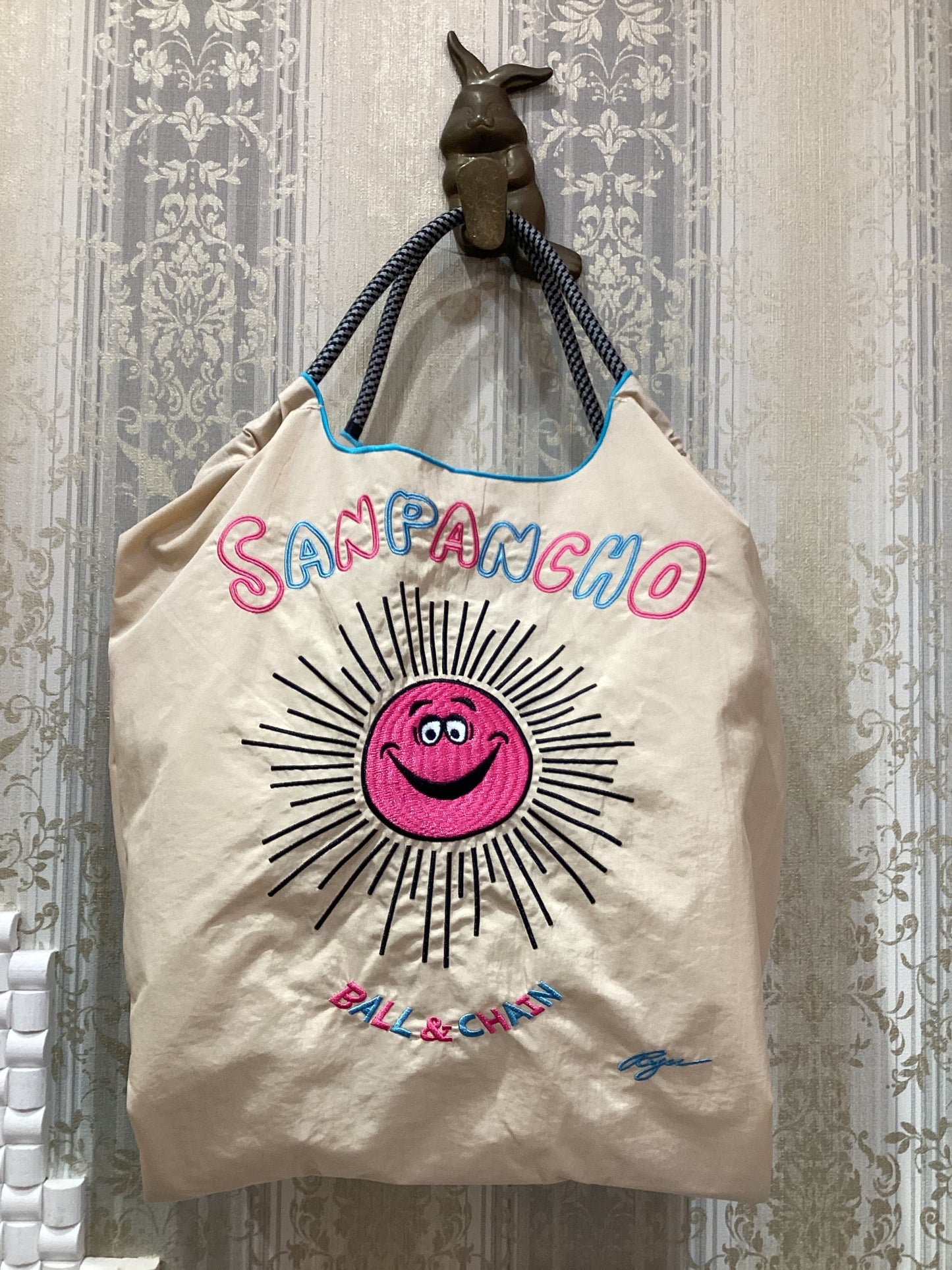 ◯ball&chain エコバッグ RYU.SANPANCHO (Mサイズ)