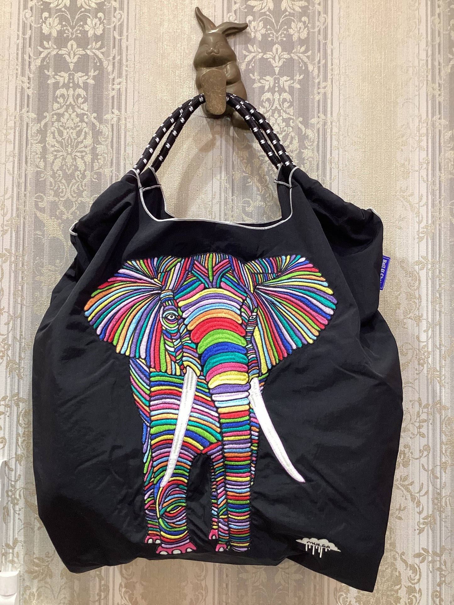 ◯ball&chain エコバッグ M.ELEPHANT(Mサイズ)