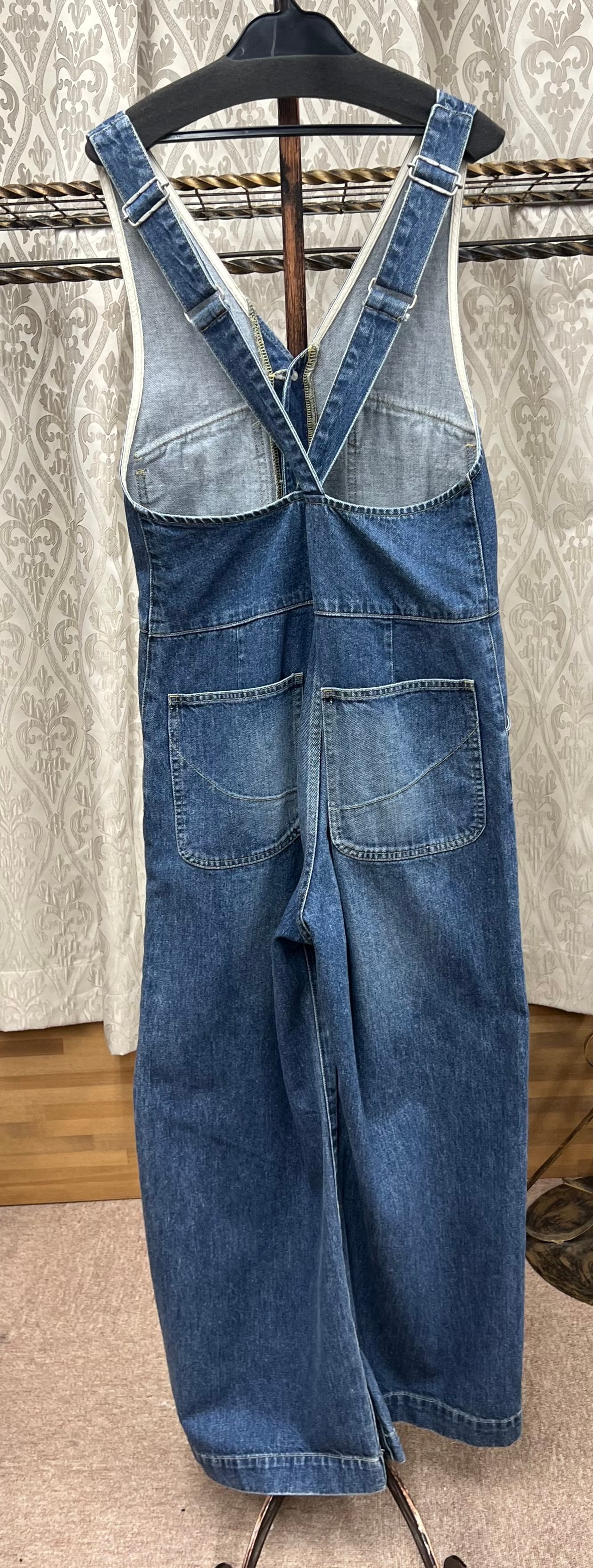 11ozデニムボヘミアンサロペット