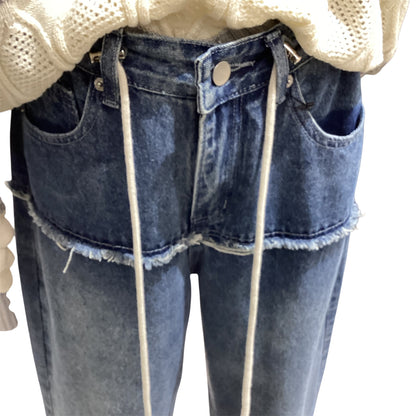 ◎Eimee Law ストリングダメージヨーク切替デニムPT