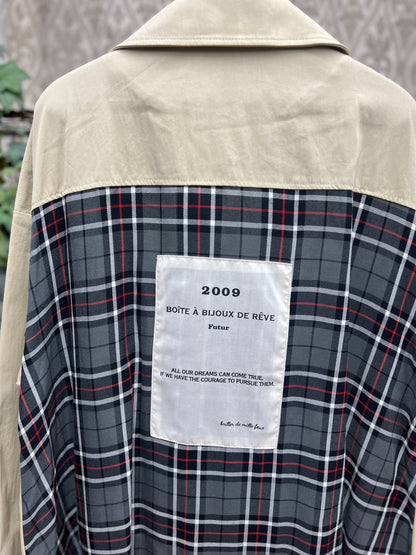 DOS DIOSAS バックチェックコート