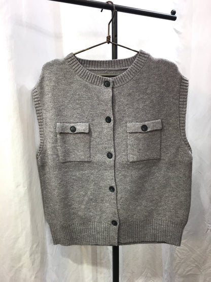 ☆ Amuelle Rosettaニットボタンベスト