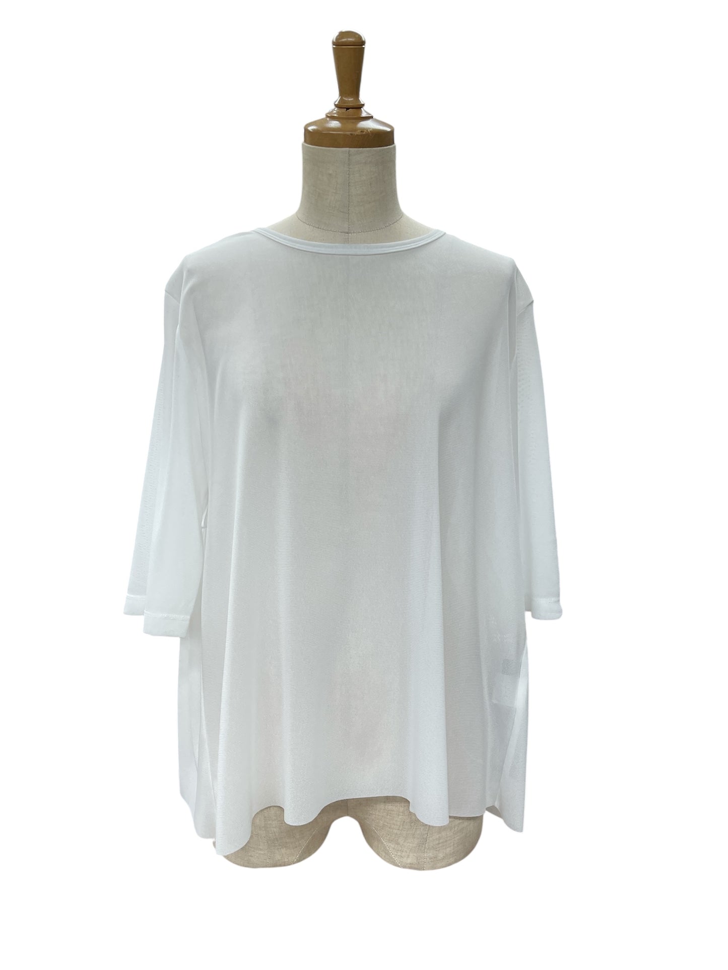 ATELIER SIX カラーワイドメッシュギャザーPO