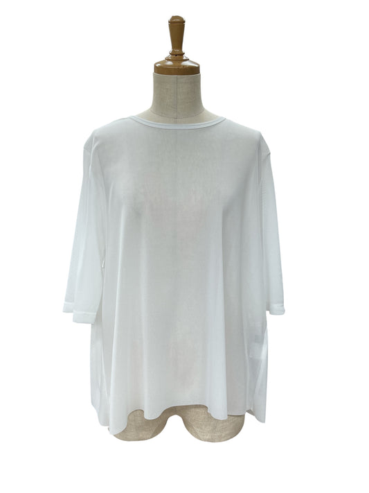 ATELIER SIX カラーワイドメッシュギャザーPO