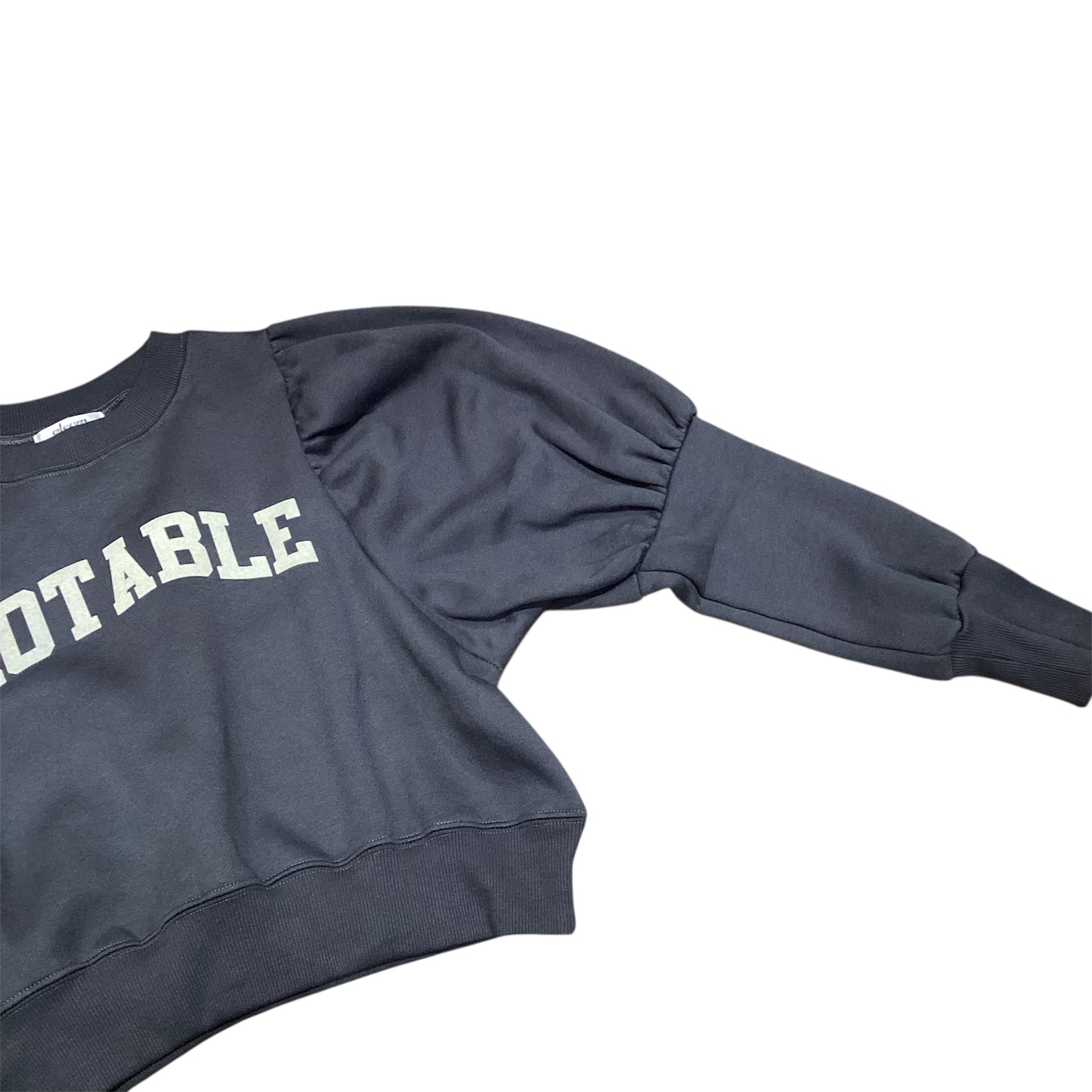 ◎裏起毛ロゴptパフ袖PO