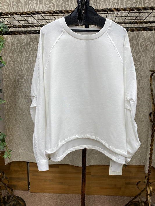 DOLLUPOOPSタックスリーブ配色TOPS 【8月17日まで期間限定販売】