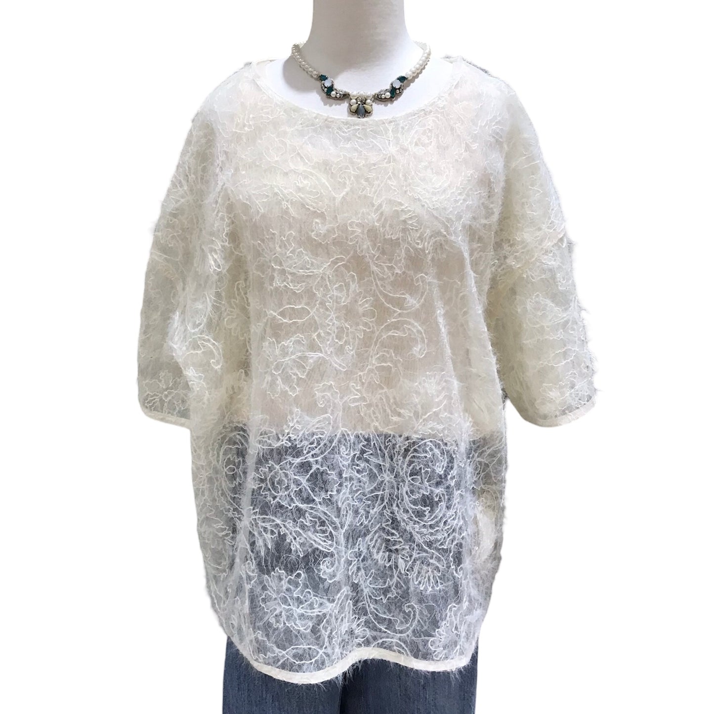 ◎花柄シアールーズT