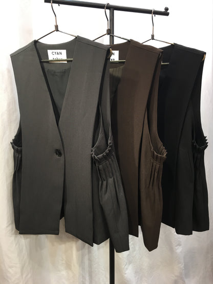 ☆CYANアームプリーツ3Dベスト