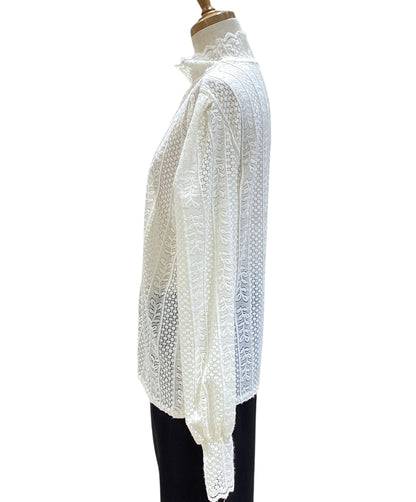 ◎肩パフレースTOPS