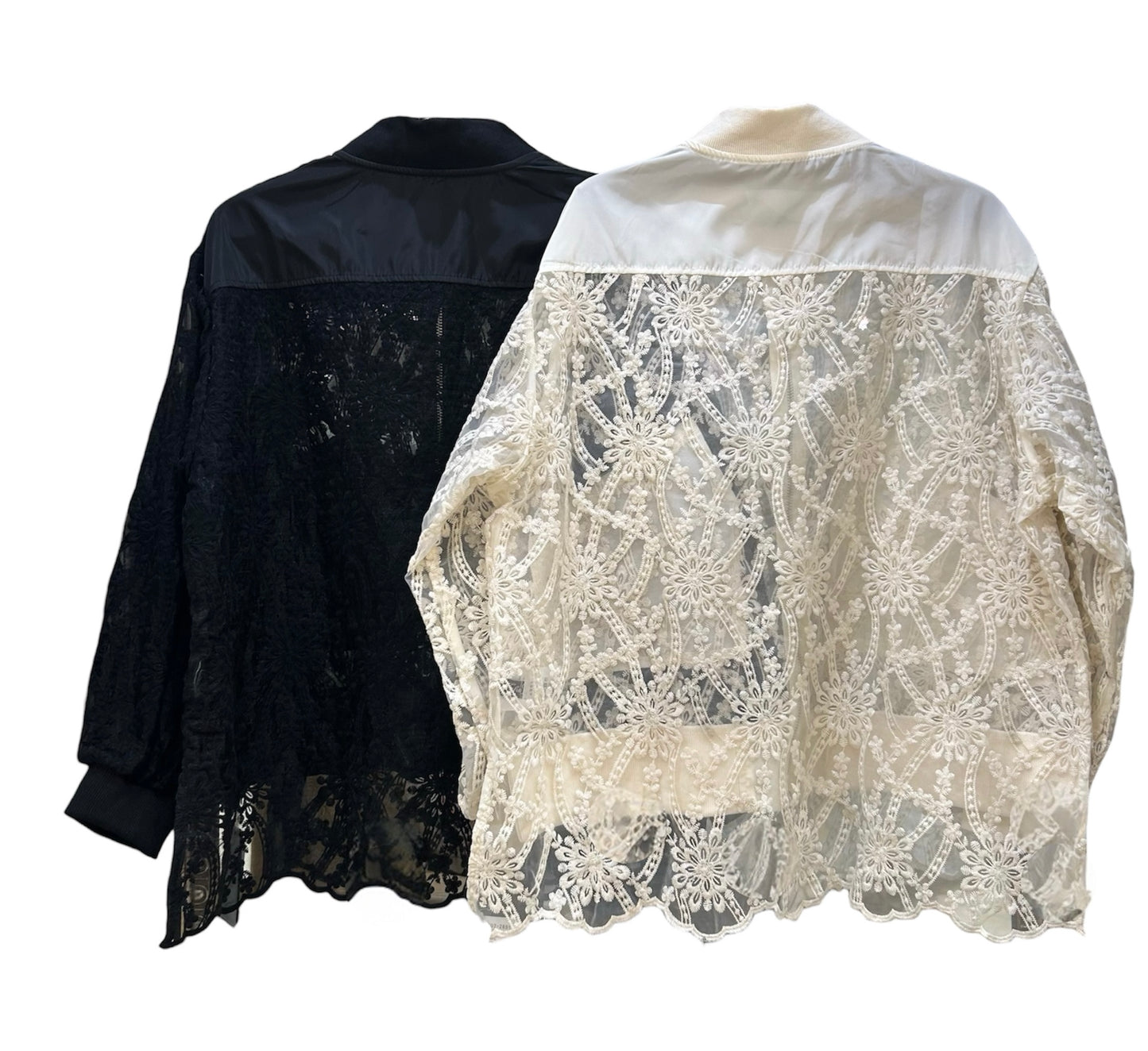 ◎【再入荷】花柄刺繍シアーBZ