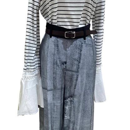 ◎ノーホール長方形バックルベルト