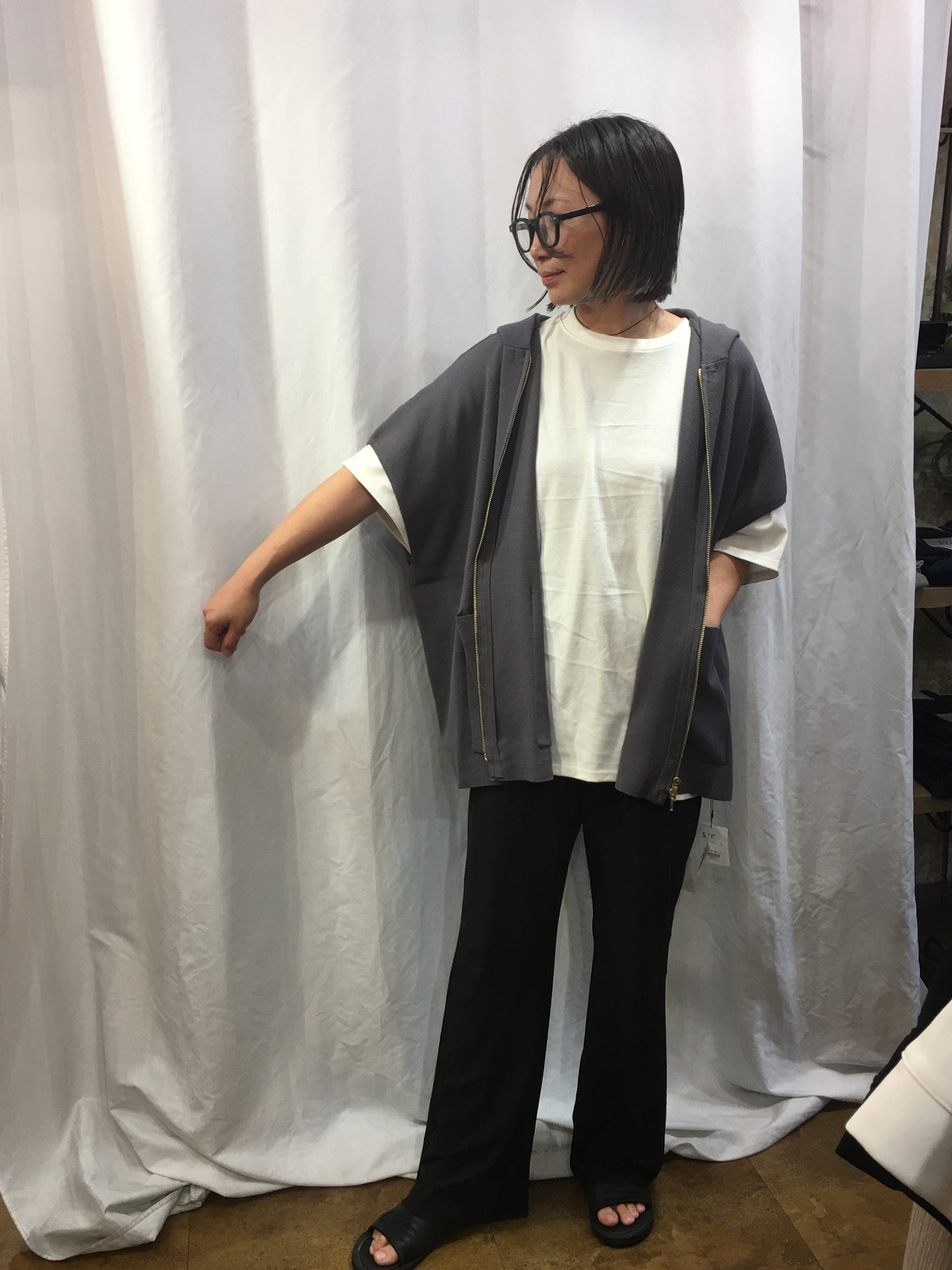 ☆CLOCHEニットパーカー