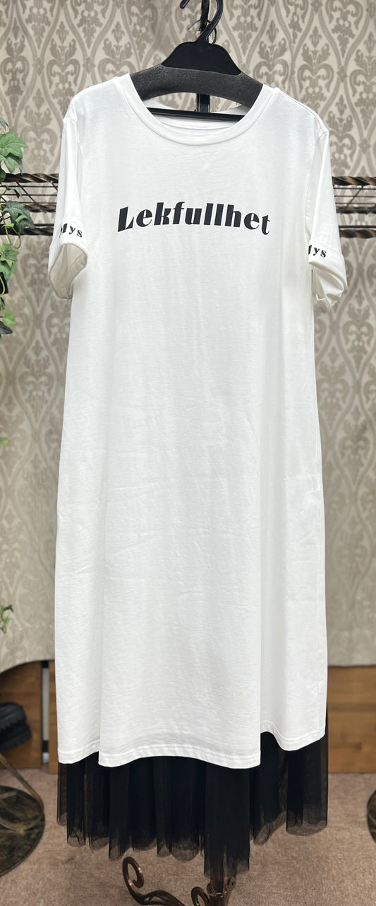 DOS DIOSAS ロングTシャツチュールスカートSET