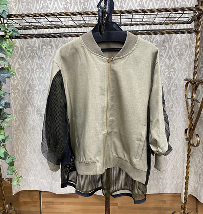 オーバーチュールメッシュブルゾン
