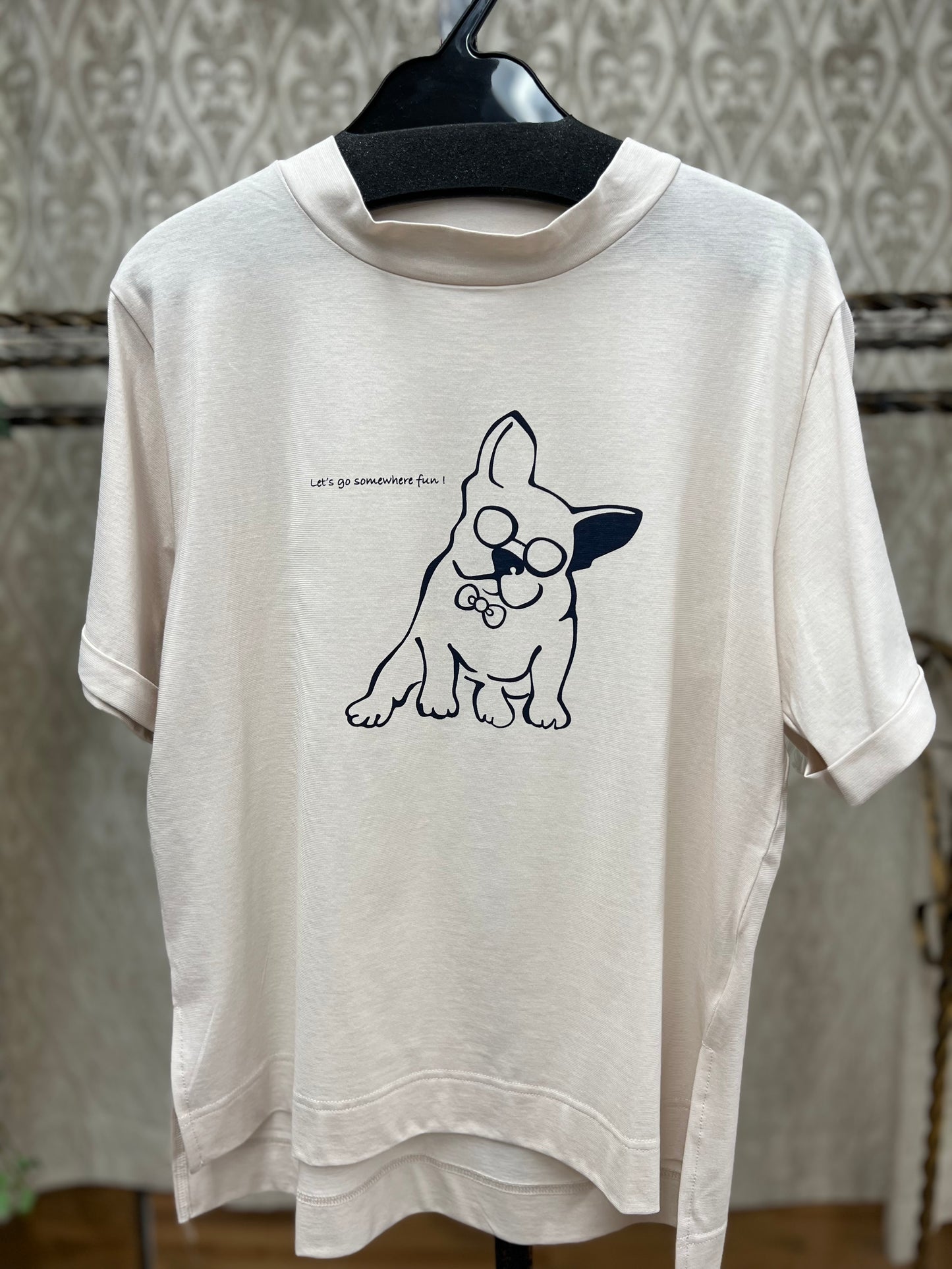 Chris montez
フレンチブルプリントＴシャツ