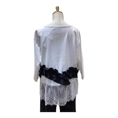 ◎Eimee Law ヘムフリルレースTOPS