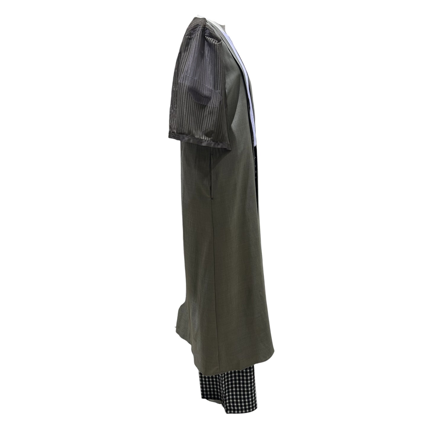 ◎メッシュレイヤードロングジレ
