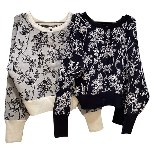 ◎ボタニカル花柄JQ2WAYカーディガン