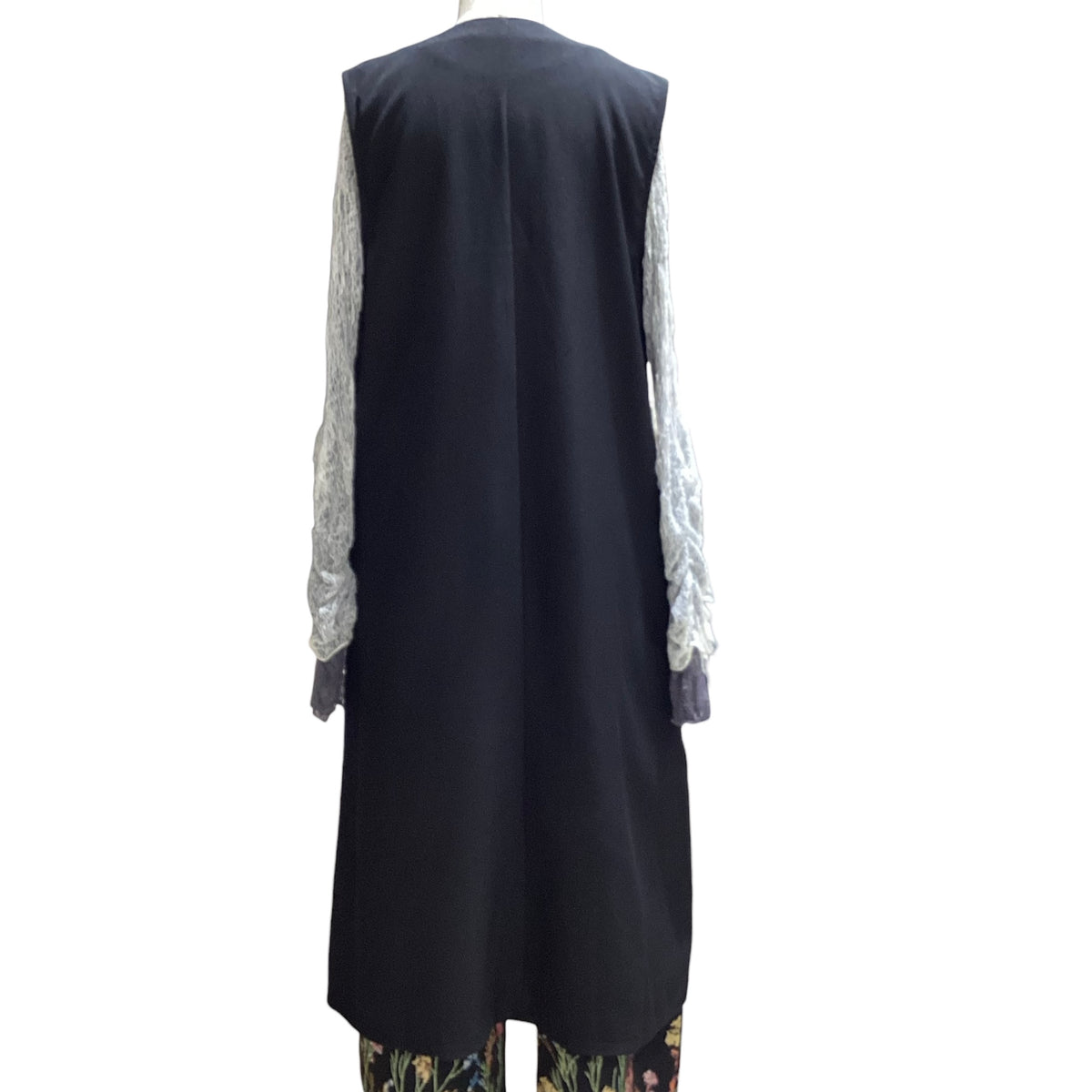 ◎【再入荷】ダブルカラーロングジレ
