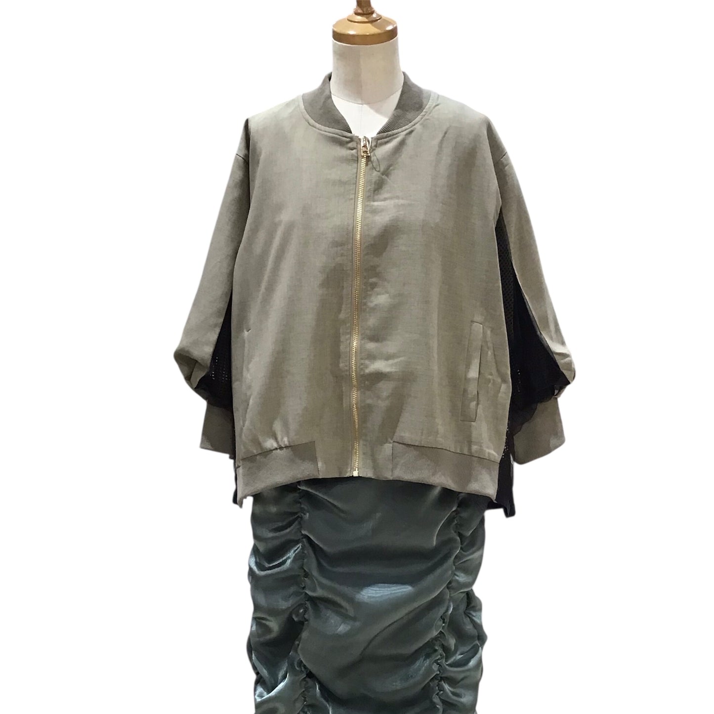 ◎オーバーチュールメッシュブルゾン