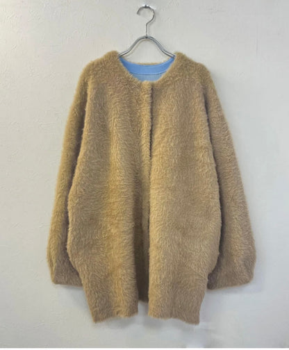 vingtrois ダブルフェイスカーディガン