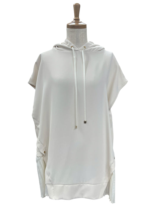 Anna Nicolaプリーツ切替フーディ