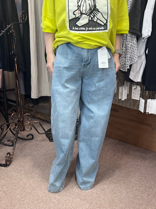 サイドタックデニムPT