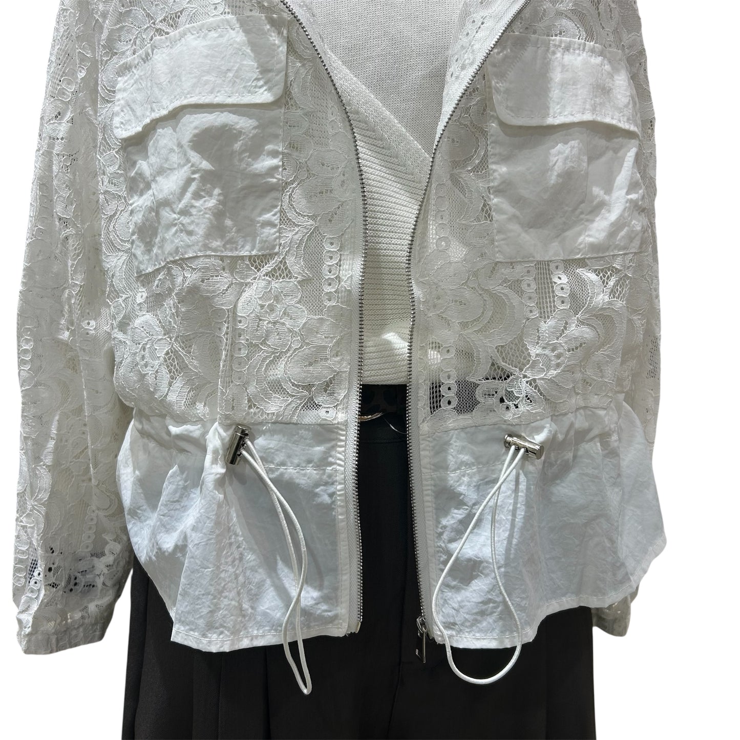 ◎【再入荷】レースブルゾン
