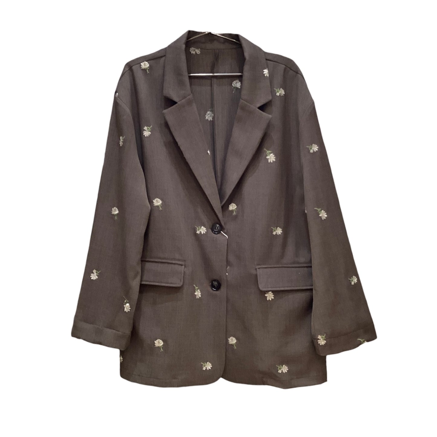 ◎小花柄刺繍テーラードジャケット