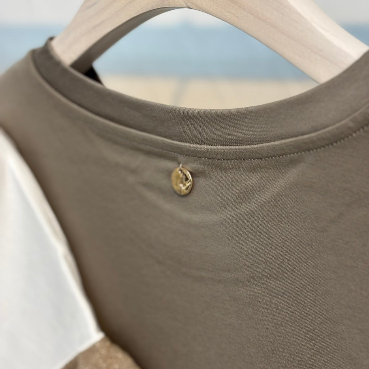 EGLANTINE 袖ニットカットソー