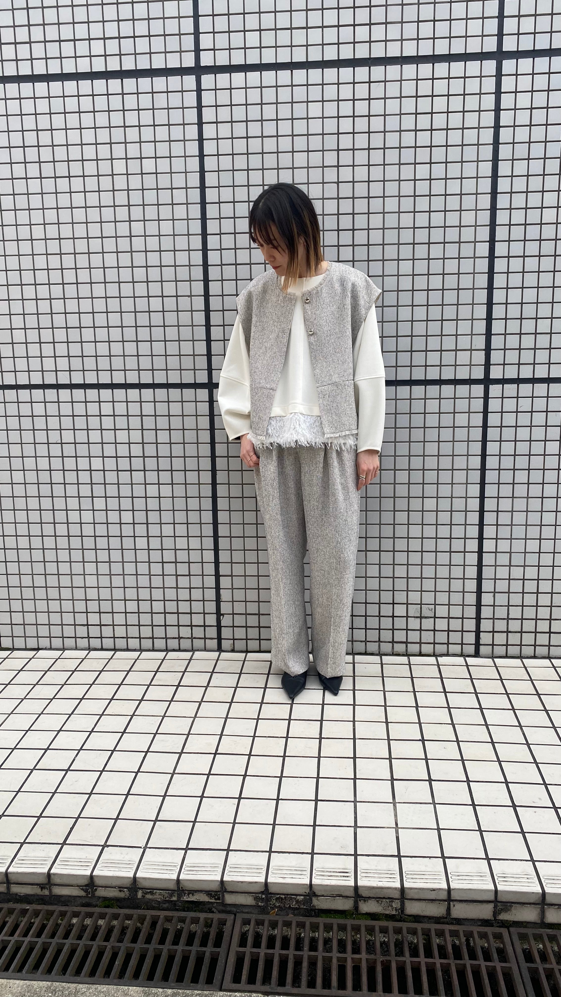 ☆CHIGNON ツイードショートベスト – q.b.cの公式オンラインストア