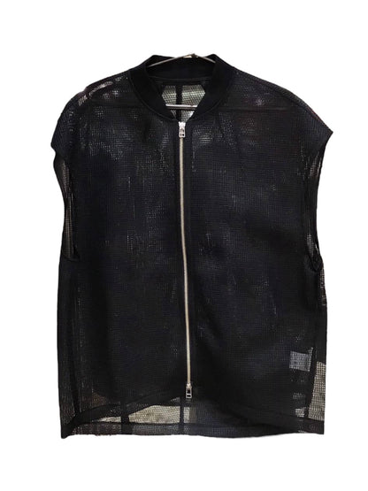 ◎CLOCHEメッシュジップベスト