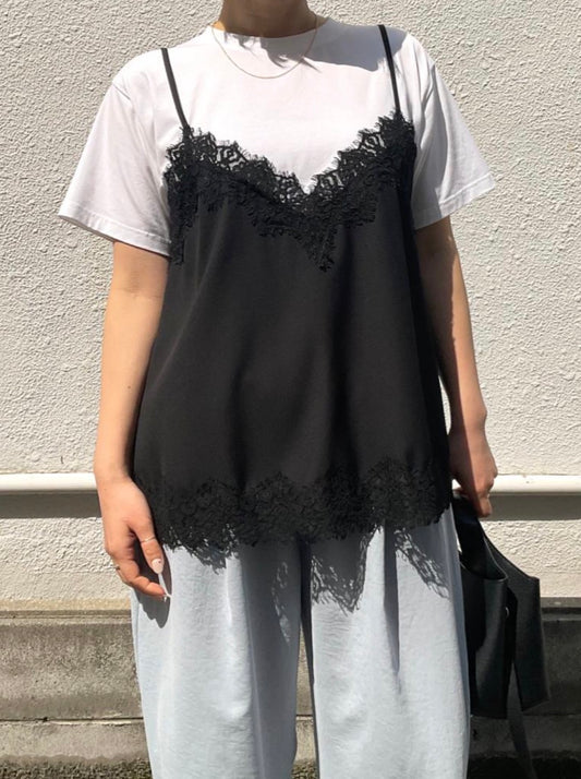 予約Anna Kerry キャミ付きカットソー【即日決済で次から使える10％還元クーポンもらえます】5月中頃納期