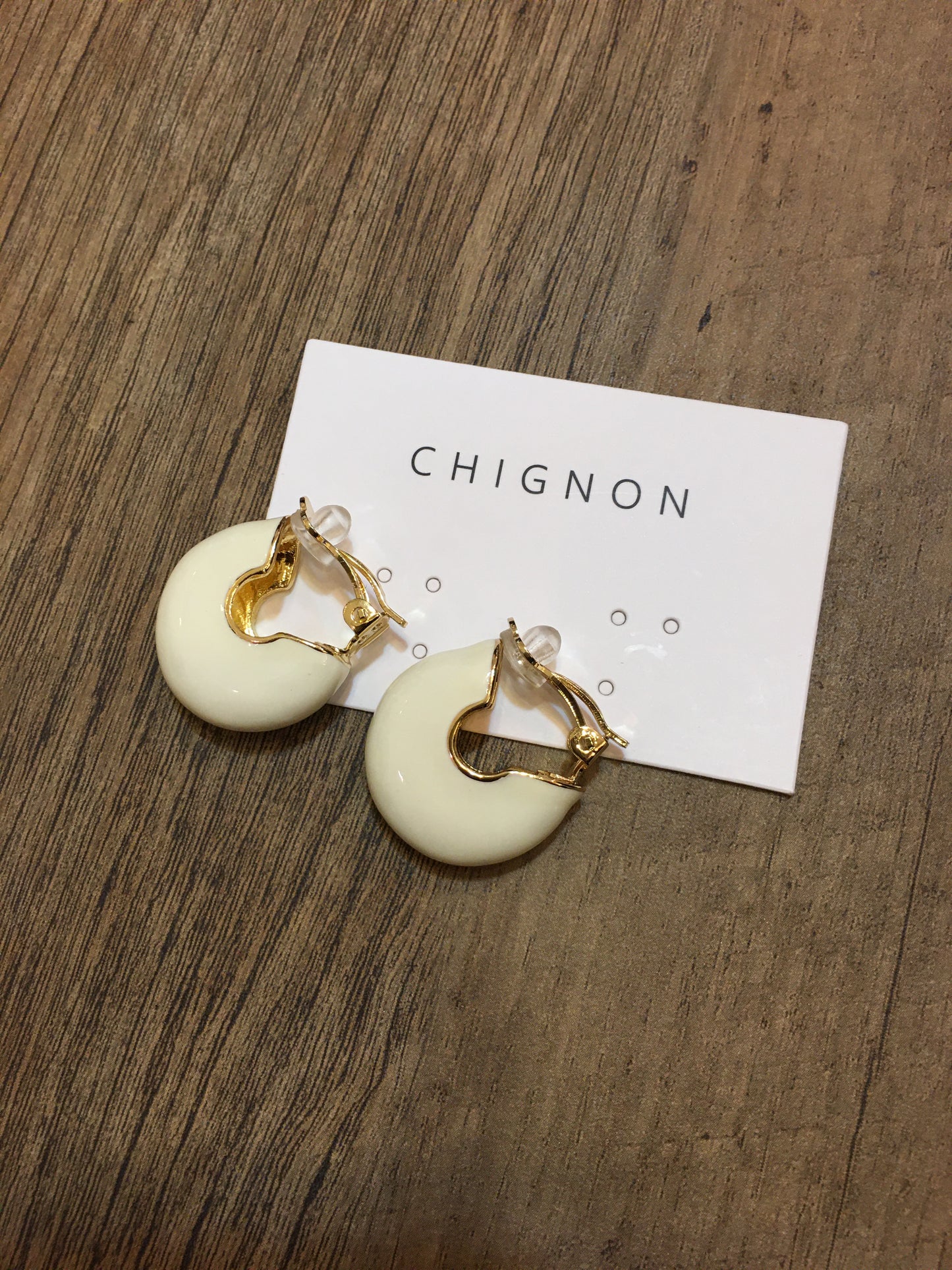 ☆CHIGNON ミニエポフープイヤリング