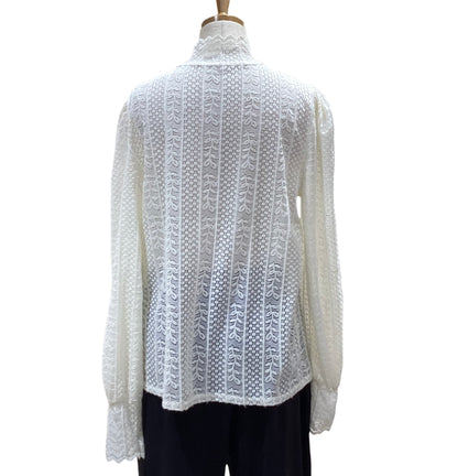 ◎肩パフレースTOPS