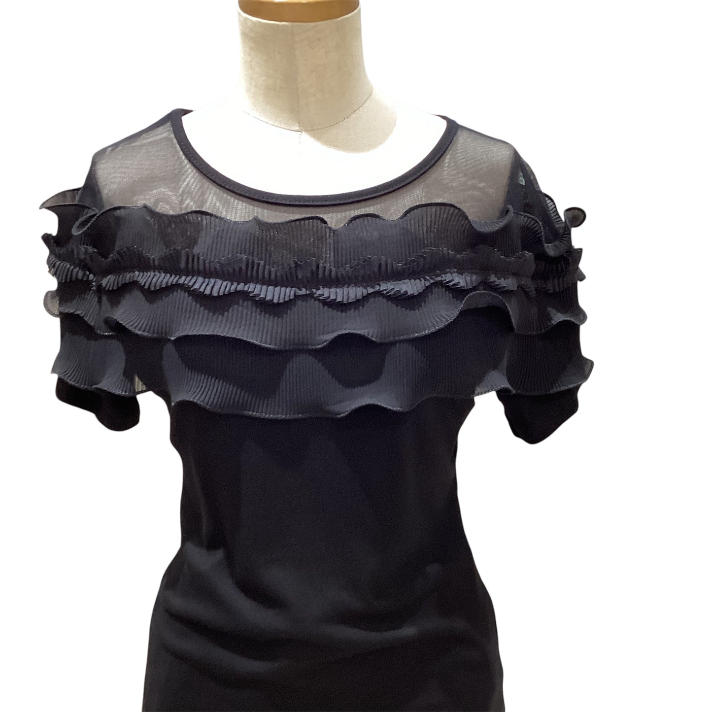 ◎【再入荷】シアーフリル付T