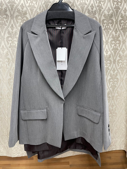 TEVALT 配色ストライプポイントアシンヘムJK