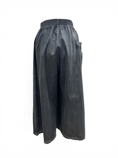 ダンガリースカートパンツ