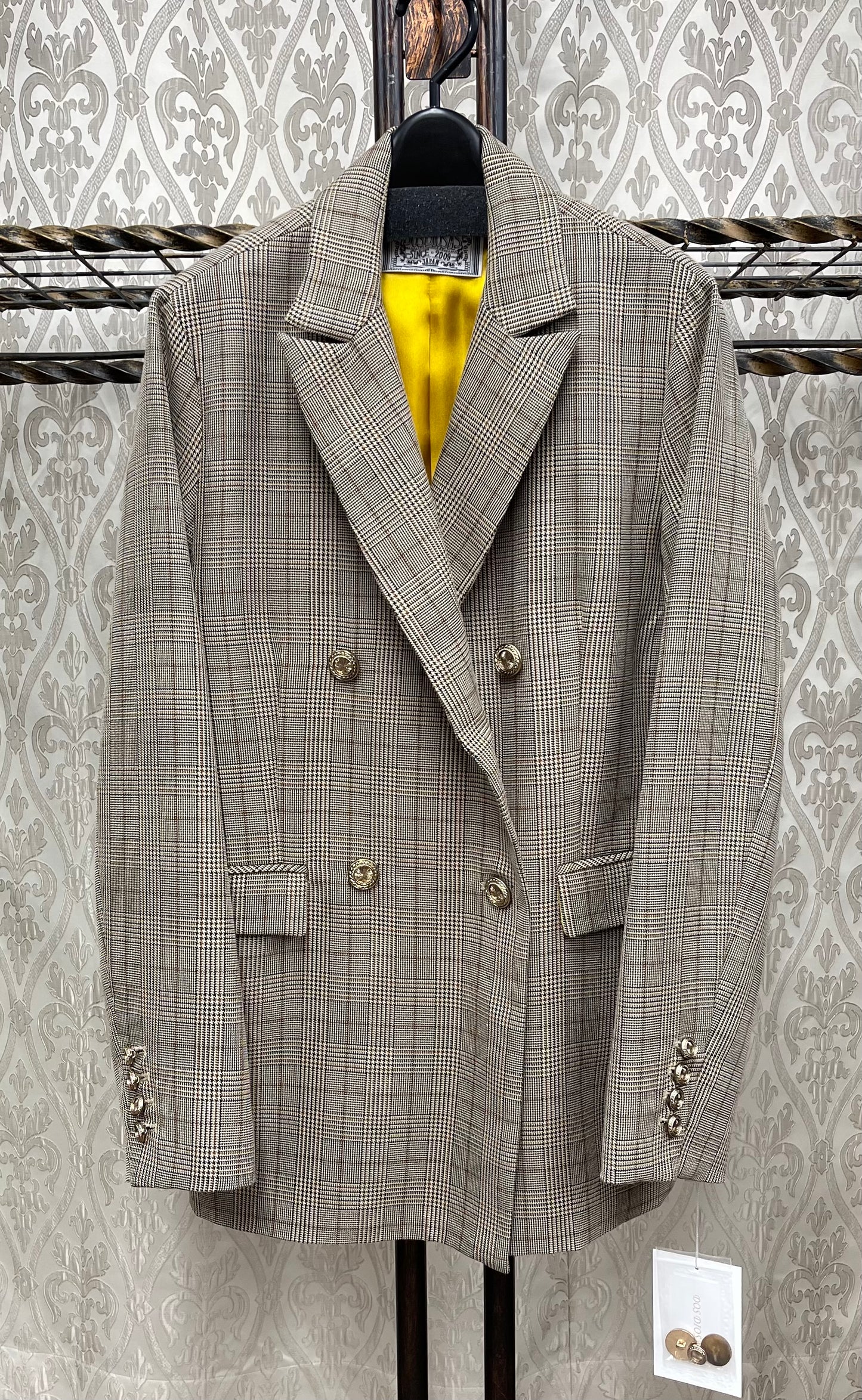 DOS DIOSASゴールドボタンテーラージャケット