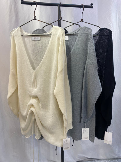 ☆CYAN深 V 2WAYサマーニット
