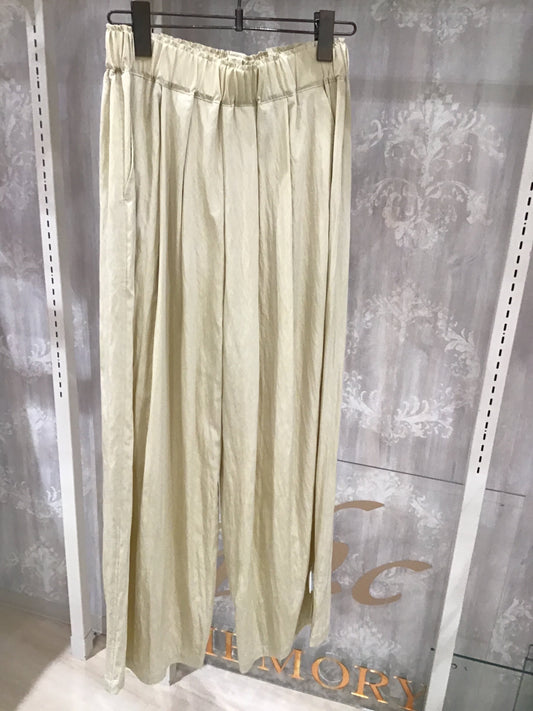 cafune タックワイドパンツ