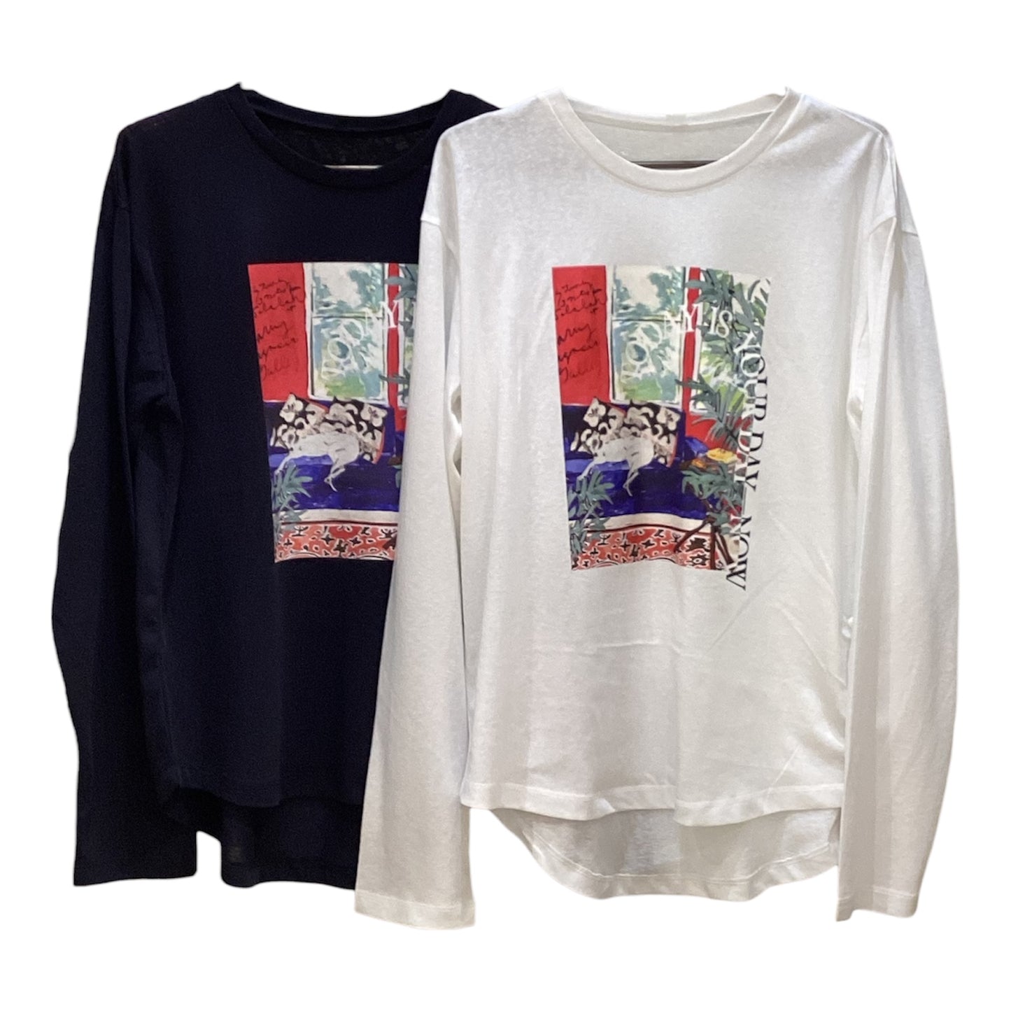 ◎【再入荷】Eimee Law  アートプリントシアースラブロンT