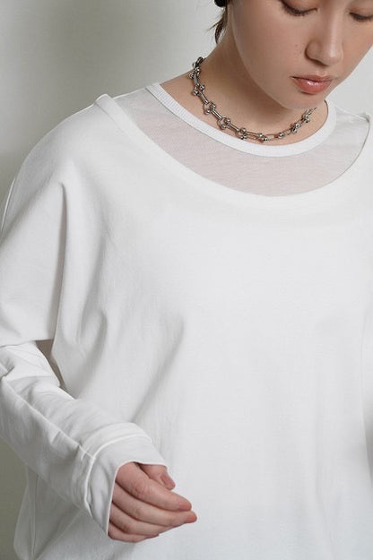 ☆予約CYANレイヤーネックドルマンtops【即日決済で次から使える10％還元クーポンもらえます】