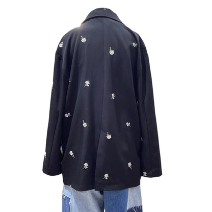 ◎小花柄刺繍テーラードジャケット