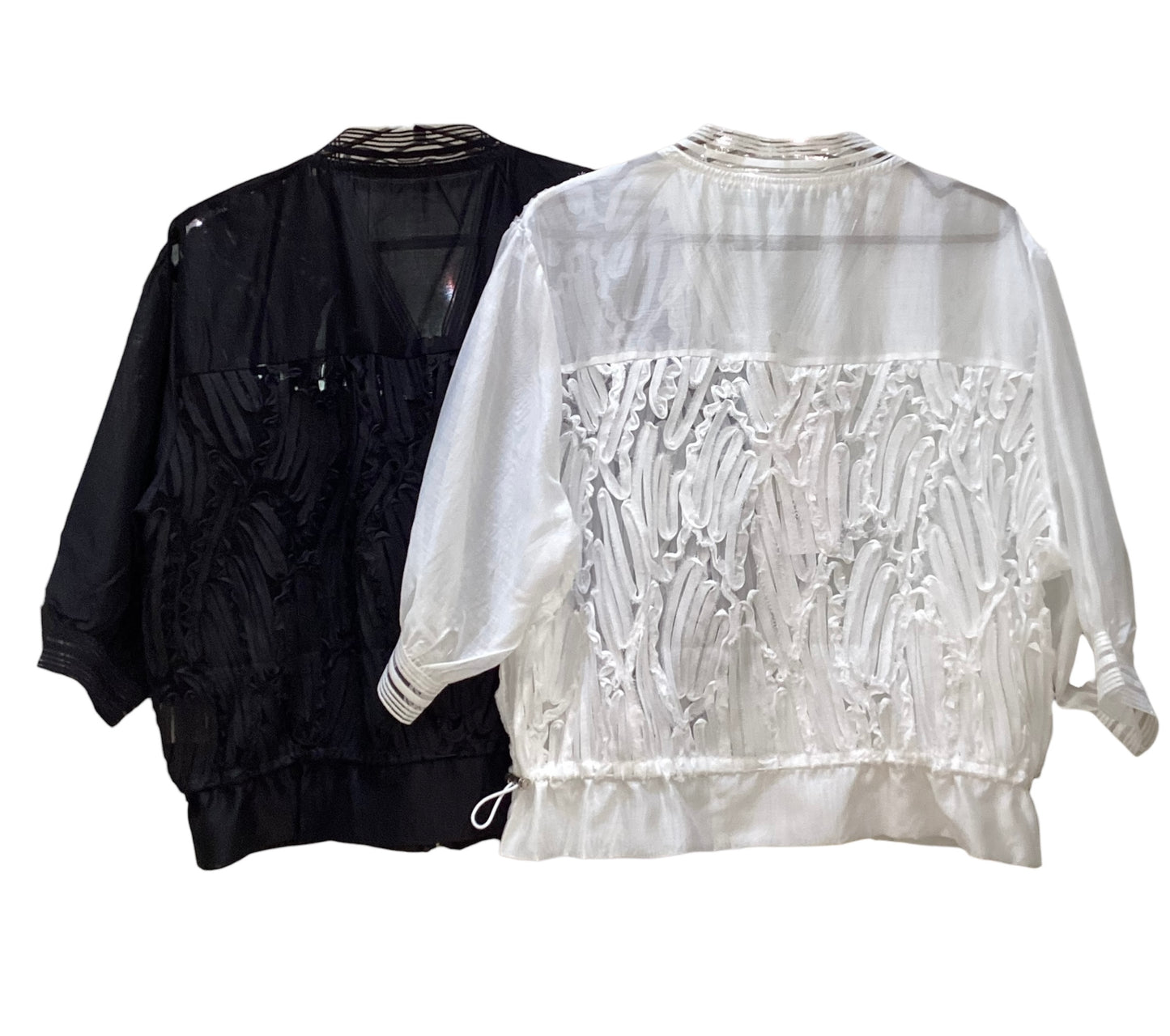 ◎【再入荷】シアー刺繍JK