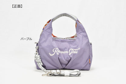 LAMBMOOE  レナウン娘ロゴ刺繍2Wayボストン