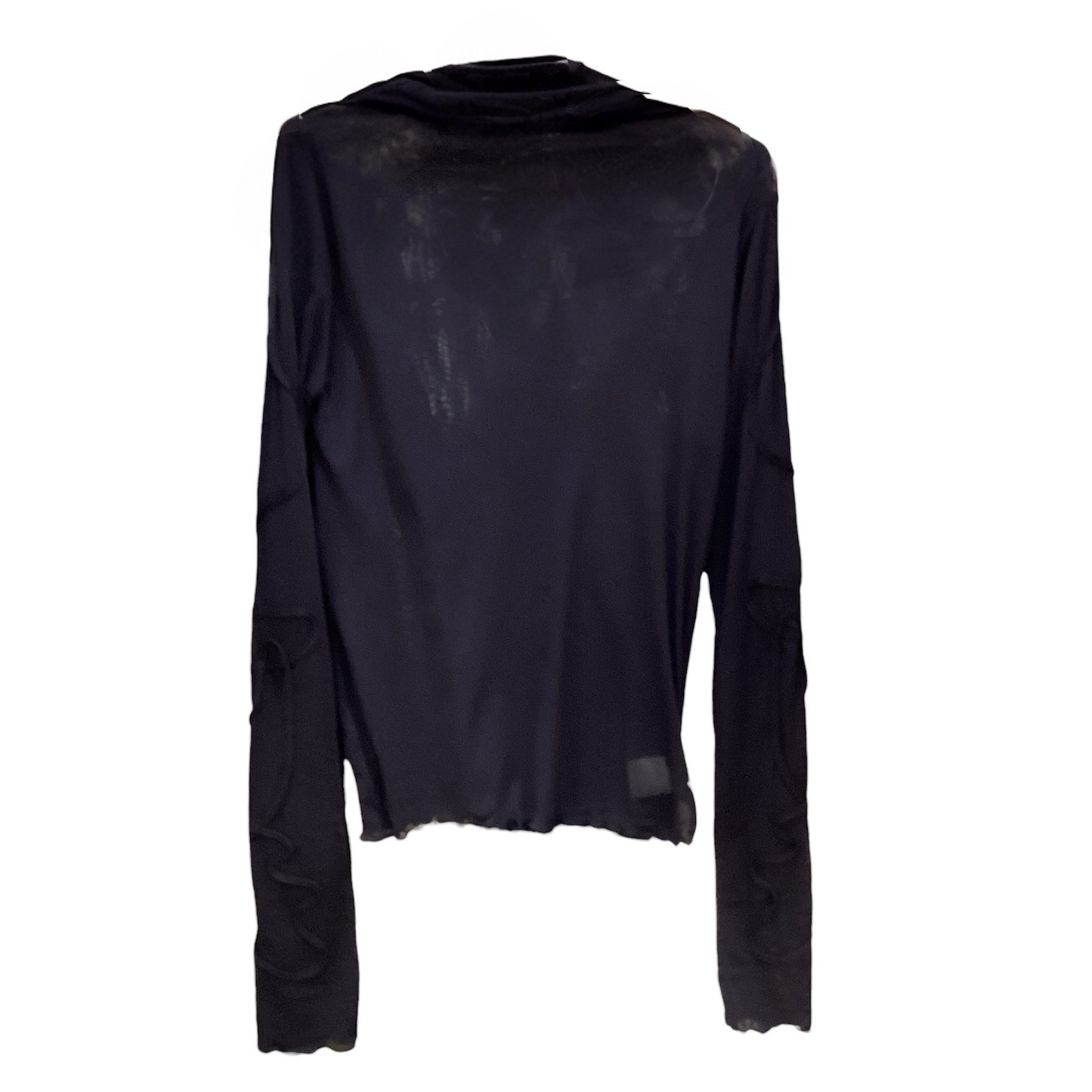 ◎袖コード刺繍ハイネックPO